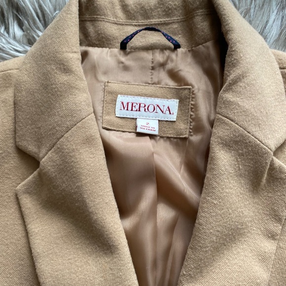 Carmel brown blazer. Free with purchase. - Picture 2 of 12